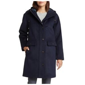 PENDLETON Hayden Water Repellent Wool Blend Hooded Coat Size Medium